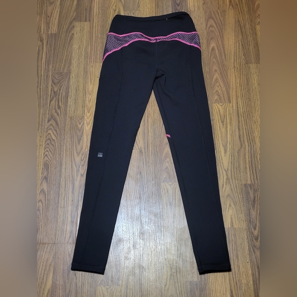 Womens Victoria Secret Leggings VSX Sport Knockout S/P Stretch C31 - Picture 2 of 14